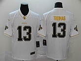 Nike Saints 13 Michael Thomas White Gold Vapor Untouchable Limited Jersey,baseball caps,new era cap wholesale,wholesale hats